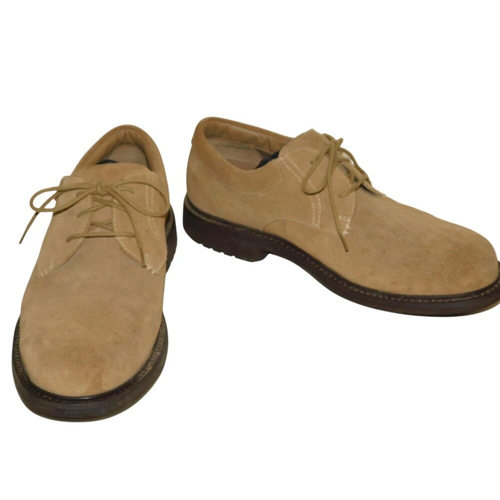 Red Wings 4073 Oxford Lace Up Shoes Tan Suede Leather Size 10.5EE